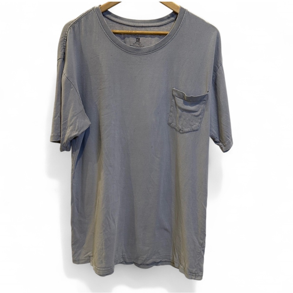 Pacsun pac sun grey loose fit pocket T-shirt. Tshirt gray xl beige